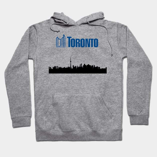 Toronto city skyline t-shirt sightline png transparent Hoodie by Blik's Store